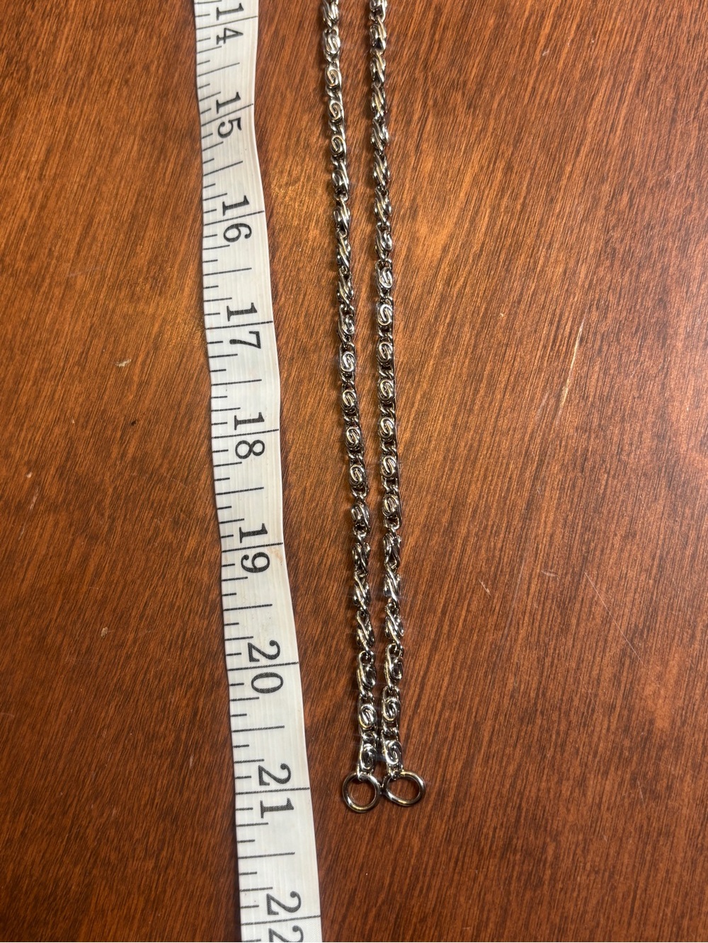 Silver scroll replacement chain - Picture 4 of 4
